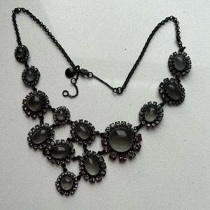 JCrew Black Bubble Necklace